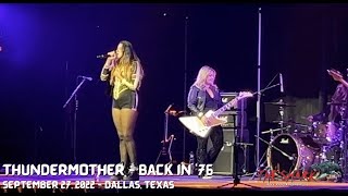 Thundermother - Back In '76 from Sept 27, 2022 in Dallas, Texas