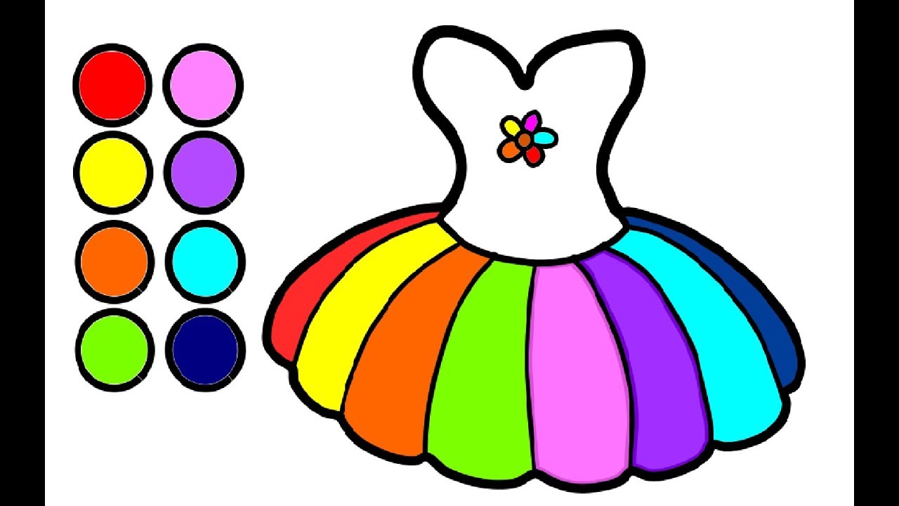 WIE ZEICHNET MAN PRINZESSIN KLEIDER FÜR KİNDER - ZEİCHNEN UND MALEN ...