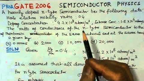 Solution to Semiconductor Physics-Carrier Transport Phenomena | GateStudy Videos for GATE ECE