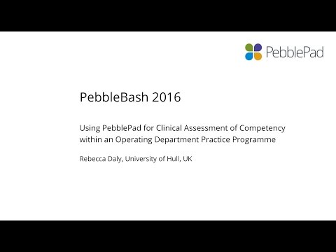 Daly -Clinical Assessment of Competency within an Operating Department Practice Programme