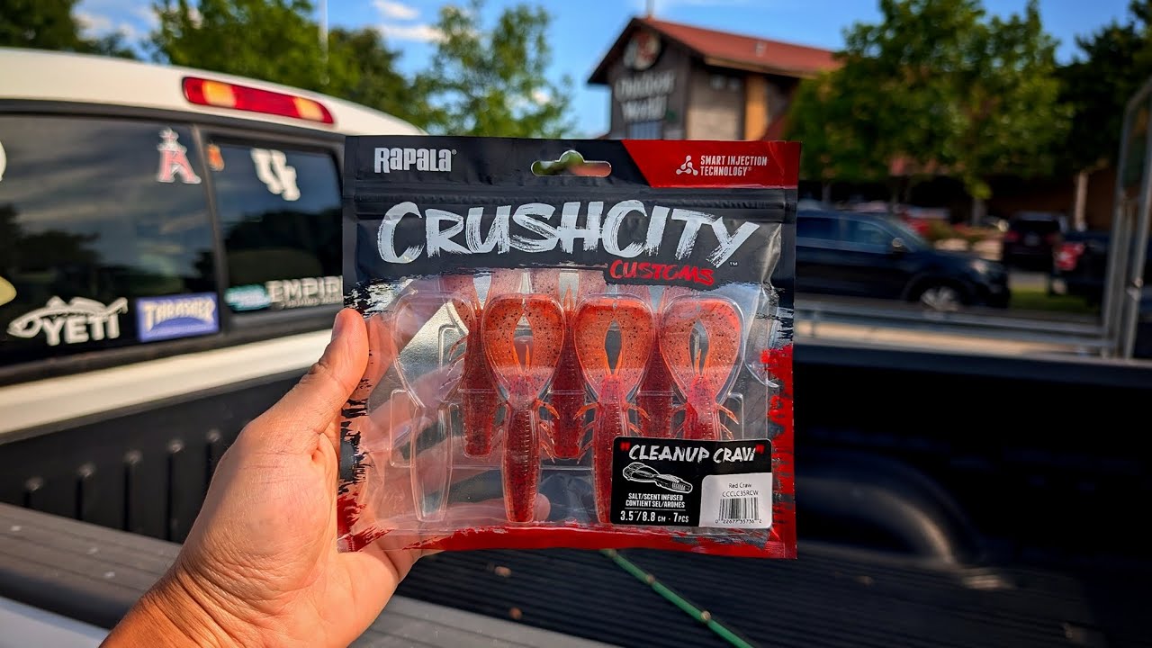 My Review of the Brand New Crush City Cleanup Craw! | Bass Fishing