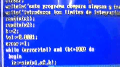 Pascal error trapecio y simpson