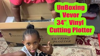 Unboxing the Vevor KY-870 Vinyl Cutter Plotter - Stand Assembly and Showing What was in the Box