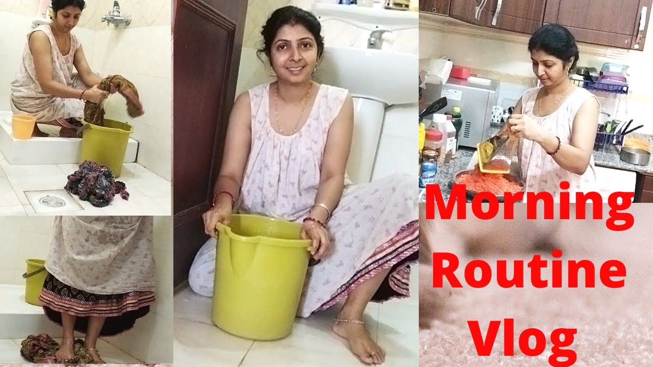 Indian Housewife Washing Vlog  My Daily Morning Routine  Desi Cleaning Vlog image