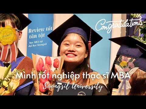 Vlog #ep72 Mình tốt nghiệp thạc sĩ MBA 🎓 #soongsiluniversity #nganhquantrikinhdoanh