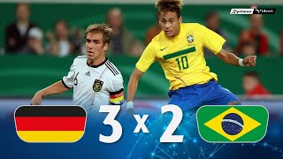 Germany 3 x 2 Brasil ● 2011 Friendly Extended Goals &amp; Highlights HD