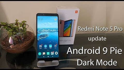 Redmi Note 5 Pro Android 9 Pie update with Dark Mode | Dark Mode in Redmi note 5 pro