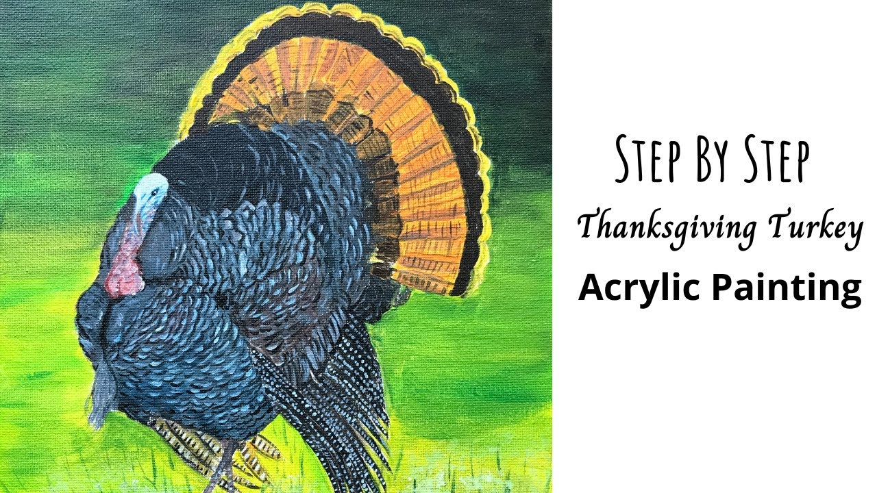 Easy Turkey Acrylic Painting Tutorial Step By Step For Beginners 25 Easy Turkey Acrylic Painting Tutorial Step By Step For Beginners 25