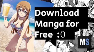 How to download manga for free - EASY