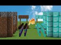 Minecraft Battle: CASTLE NOOB VS CASTLE PRO - CHALLENGE in minecraft / Animation