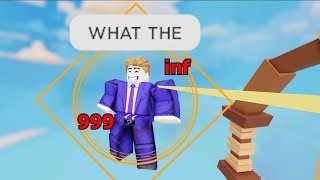 This glitch lets you 1 shot people.. (Roblox Bedwars)