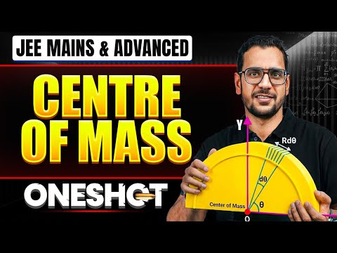CENTRE OF MASS in One Shot: All Concepts & PYQs Covered | JEE Main & Advanced