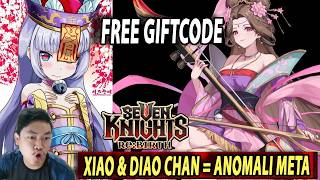 Free Giftcode Anomali Xiao & Diao Chan Destroy Guild War Anti Death - Seven Knights Rebirth