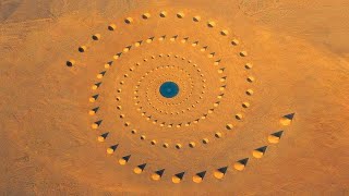 В пустыне Сахара найден загадочный объект в виде гигантского узора. Что это такое? Проделки НЛО?