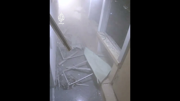 كاميرا مراقبة توثق لحظة انفجار مسيرة أطلقها الحوثيون داخل مبنى في تل أبيب
