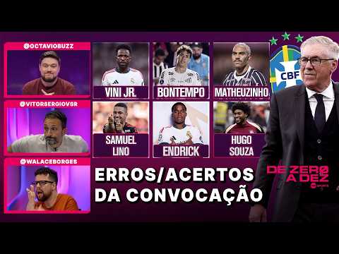 QUAL FOI O MAIOR ERRO E O MAIOR ACERTO DE ANCELOTTI NA PRIMEIRA CONVOCAÇÃO DO CICLO DE 2030?