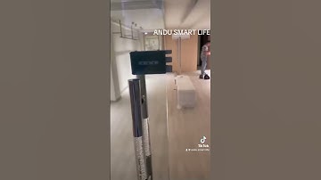 Khoá vân tay cửa kính hẹp. Lắp được mọi khe hở #andu #khóa_vân_tay #khóa_điện_tử  0961.624398