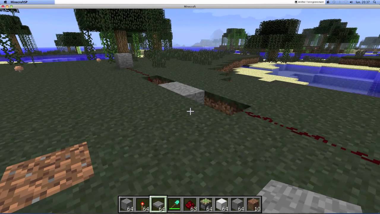 (tuto) minecraft comment faire une porte coulissante - YouTube