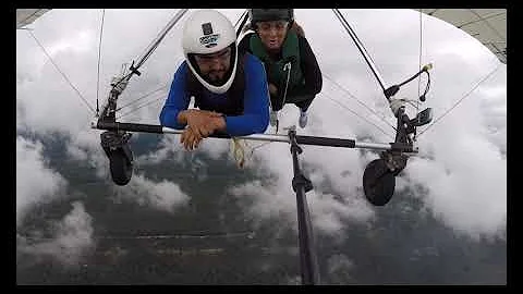 Rhonda Greer Tandem Hang Gliding at Lookout Mounta...