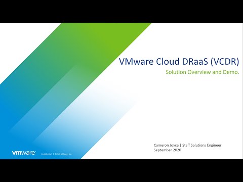 VMware Cloud Disaster Recover (VCDR) Setup and Recovery Test.