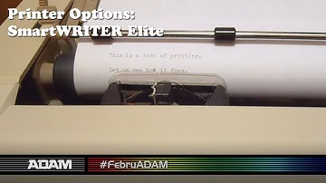 Printer Options: SmartWRITER Elite #FebruADAM