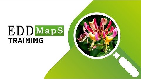 EddMAPs Training
