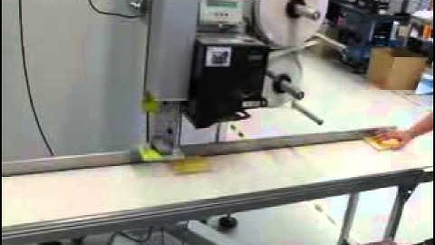 Weber LA4050 Tamp Blow on Stop/Start Conveyor