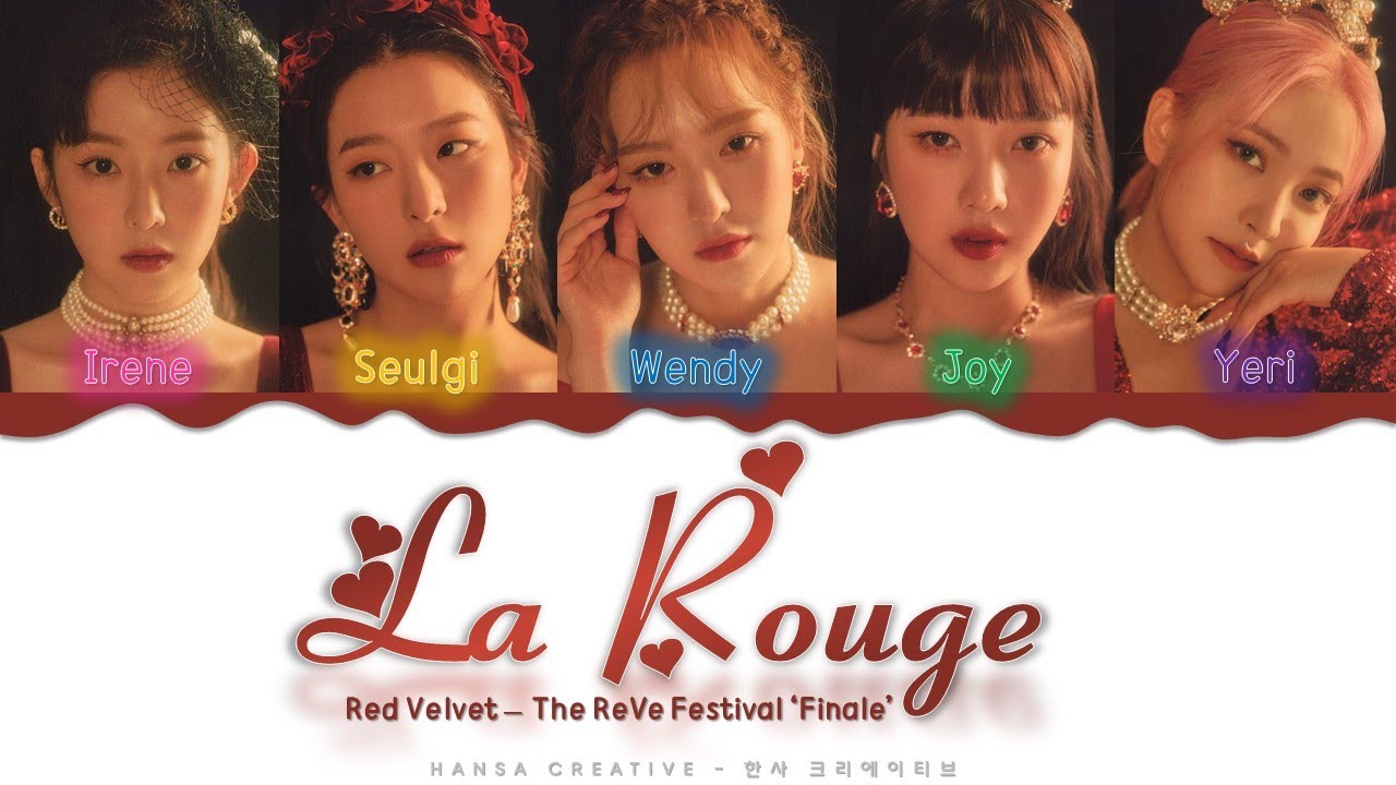 red velvet ウェンディ トレカ La Rouge Red Velvet - 'La Rouge' Lyrics Color Coded (Han/Rom/Eng
