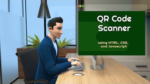 QR CODE SCANNER/READER using HTML, CSS, and JAVASCRIPT