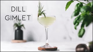 Gin Gimlet with Dill - Learn how to improvise a sour cocktail screenshot 4