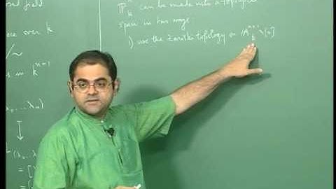 Mod-09 Lec-23 Gluing (n+1) copies of Affine n-Space to Produce Projective n-space in Topology