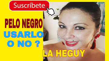 ¿Cómo se llama a las personas de pelo negro?