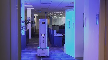 UV-C robot helps businesses win the fight against Covid-19
