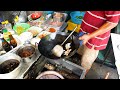 인기많은 방콕의 후라이드 볶음밥과 후라이드 누들 -  Fried rice and Fried noodle - Thai street food