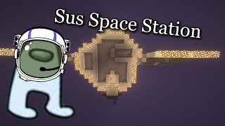 Sus Space Station in Minecraft