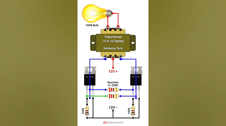 How to make 12V DC to 220V AC | 12V to 220V inverter #12vto220v #inverter