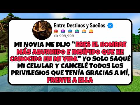 Mi novia me dijo ERES EL HOMBRE MAS ABURRIDO E INSIPIDO QUE HE CONOCIDO EN MI VIDA