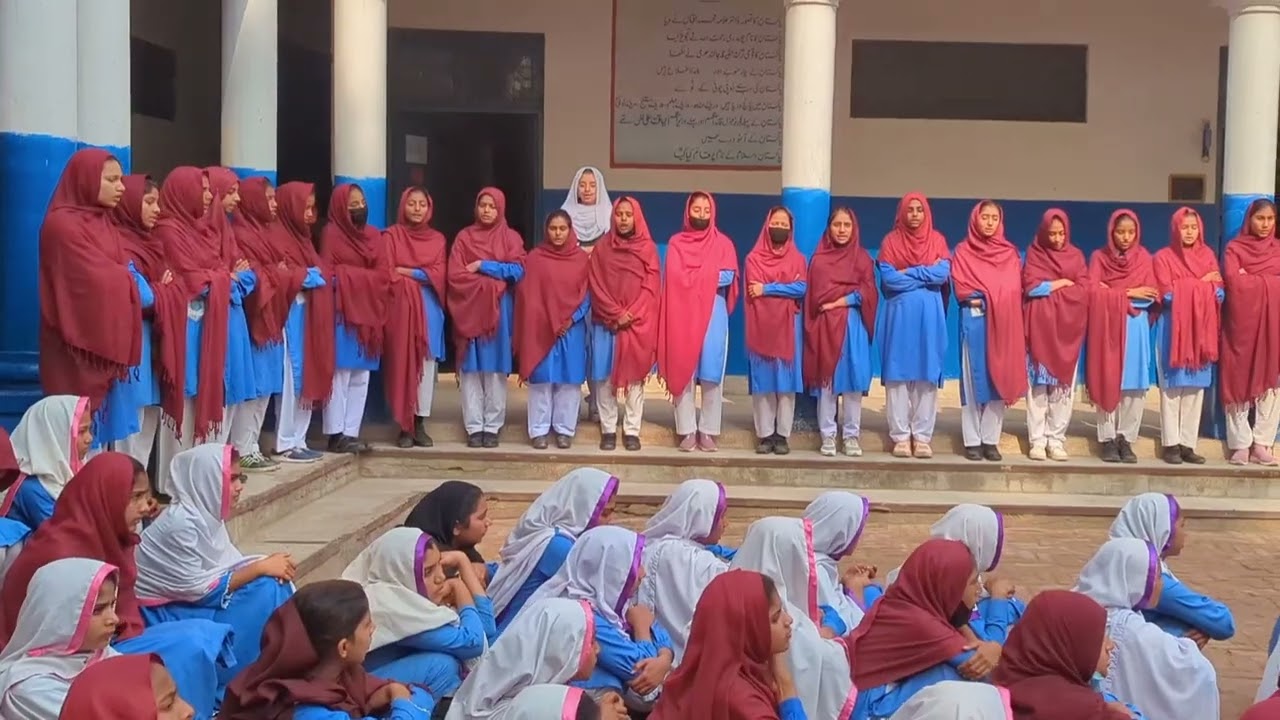 ڈسٹرکٹ ایجوکیشن آفیسر شوکت علی خاں کا گورنمنٹ گرلز ہائی سکول ہرچوکی چونیاں کا وزٹ