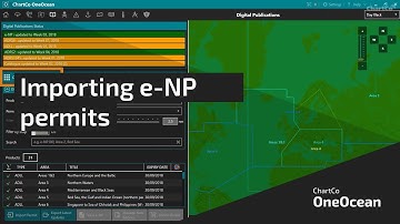 ChartCo OneOcean - Importing e-NP permits