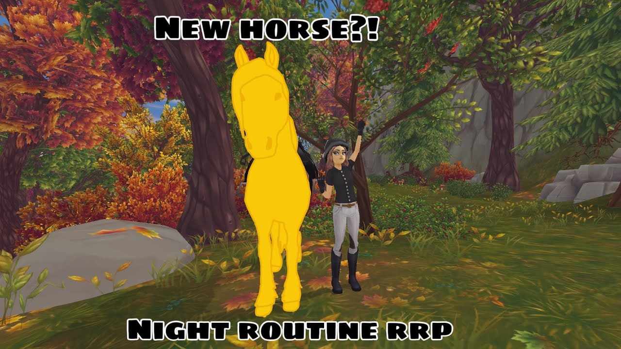 Night routine with my NEW HORSE?! Sso RRP - YouTube