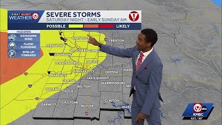 Kansas City weather evening update, June 19: Early showers Saturday; storms on Sunday
