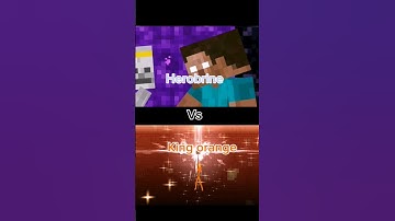 Herobrine Vs King orange @alanbecker #alanbecker #vs  #herobrine #kingorange #shorts