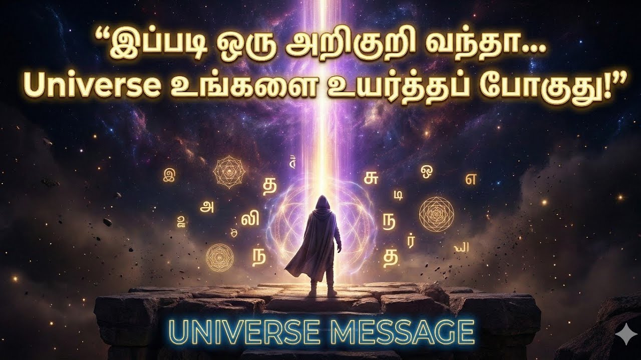 🌌இப்படி ஒரு அறிகுறி வந்தா Universe உங்களை உயர்த்தப் போகுது |3 Powerful  Signs | Universe Message ✨‼️