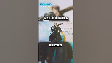 Final Fantasy 14 - Dawntrail  - Job Actions - Gunbreaker #ffxiv #finalfantasy14 #ff14 #dawntrail