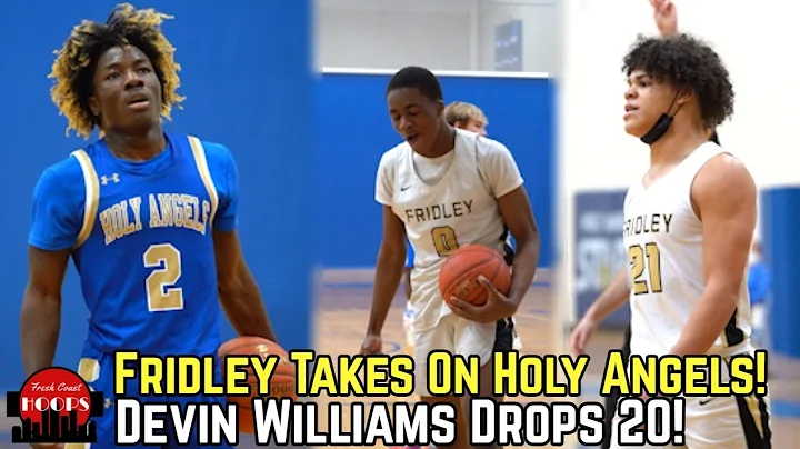 Fridley And Holy Angels Go At It! Devin Williams P...