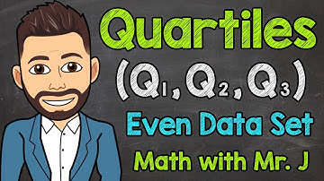How to Find Quartiles (Even Set of Data) | Math with Mr. J
