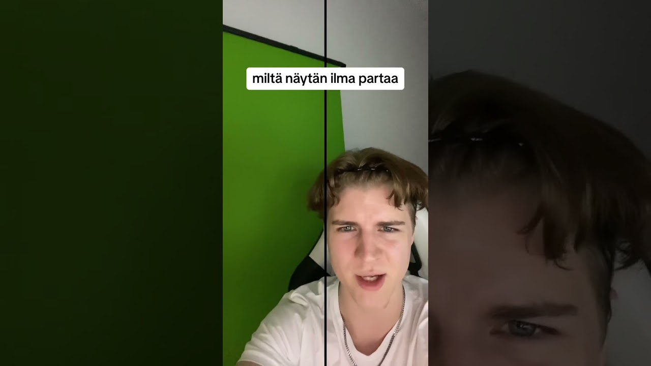 MILTÄ NÄYTÄN ILMAN PARTAA?