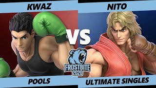 Frostbite 2020 SSBU Pools - Kwaz (Little Mac) Vs. CSE | Nito (Ken) Smash Ultimate Singles