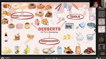 Tiếng Anh Giao Tiếp Phan Thiết: Lily practices talking about Desserts