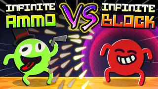 INFINITE AMMO vs INFINITE BLOCK! (Modded Rounds)